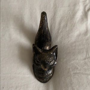 Metal Fox Wall Hook